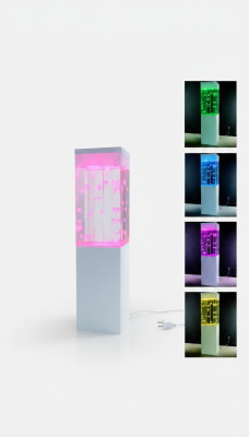 Design Aquarium Wassersäule Wasser Säule Dekoration Quallen Wasserwand