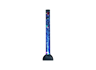 LED Wasser Säule 120cm Leuchte klar Fische Dekoration Steh Lampe