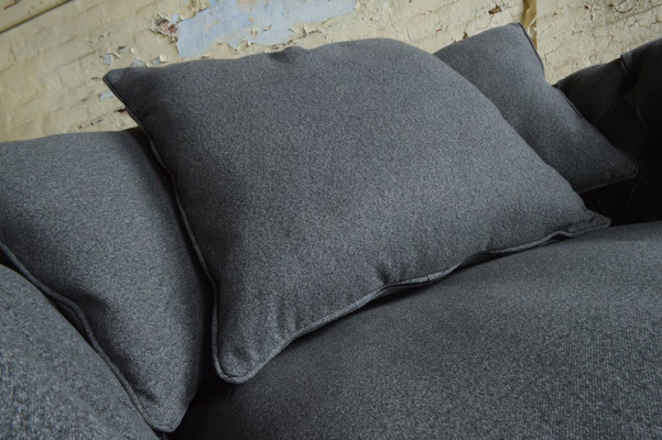 Chesterfield Design Sofa Sessel Couch Polster Luxus Textil Couchen 1 Sitzer #110