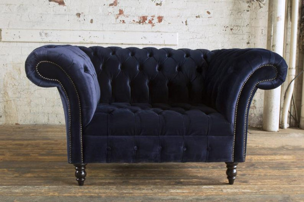 Chesterfield Design Sofa Sessel Couch Polster Luxus Klassische Textil Couchen