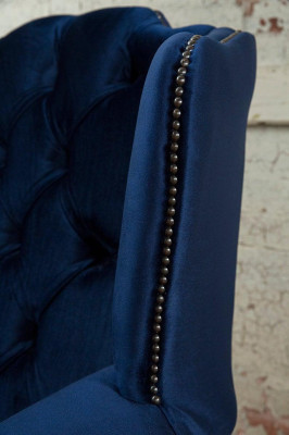 Chesterfield Ohrensessel Sessel 1 Sitzer Polster Couch Sofa Relax Fernseh Neu #1