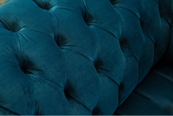 Chesterfield Sessel Fernseh Couch 1 Sitzer Sofa Textil Stoff Couchen Polster 131