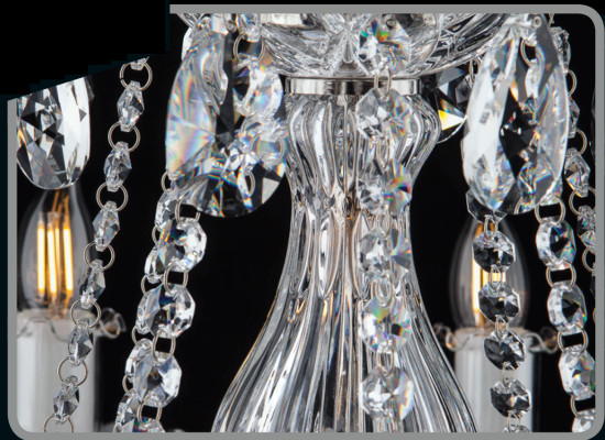 Klassischer Leuchte Lampe Decken Kronleuchter Beleuchtung Kristall Neu Bohemia