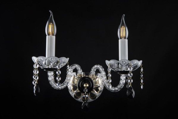 -Wandleuchte Bohemia Luster Antik Stil Kronleuchter Wand Lampen Wandlampe Neu