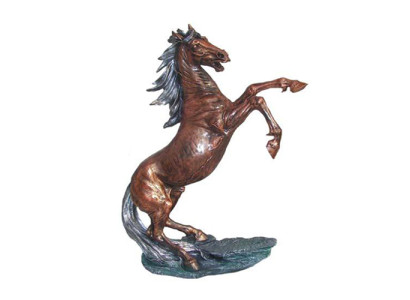 Skulptur pesare Pferde Abstrakte Kupfer Farbig Pegasus Pferd Statuen Dekoration