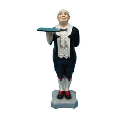 Butler Figur Statue Figuren Statuen Skulptur Restaurant Hotel 110cm Ablage Neu