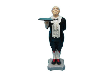Butler Figur Statue Figuren Statuen Skulptur Restaurant Hotel 110cm Ablage Neu