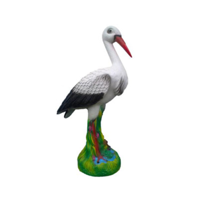 Abstrakter Storch Vogel Garten Dekoration Statue Skulpturen Figuren Skulptur Neu