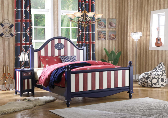 American Design 1x Nachttisch Beistell Konsolen Tische Möbel Holz Neu Tisch Echt