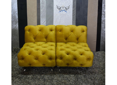 Chesterfield Hotel Doppel Leder Bett Schlafzimmer Polster Luxus Betten 200x200cm