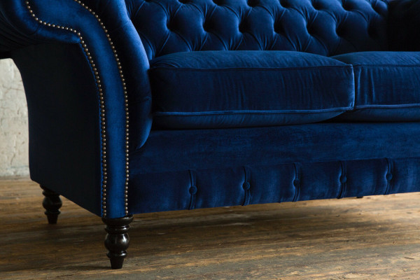 Chesterfield Sofa 2 Sitzer Polster Designer Couchen Sofas Garnitur Zweisitzer