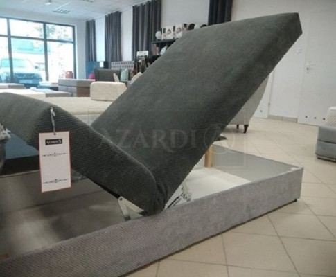 Bett Betten 80*200 Schlafzimmer Leder Polster Textil Bettgestell Stoff Textil