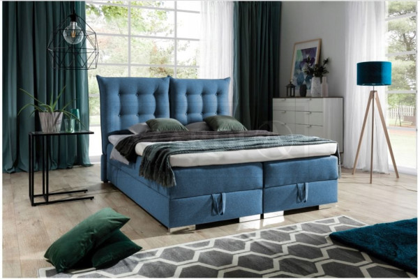 Boxspringbett Klassische Design Polster Englische Betten Doppelbett Beige Bett
