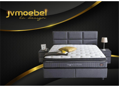 Bett Textil 2x Nachttisch 3 tlg. Schlafzimmer Set Möbel Modern Luxus Betten Neu