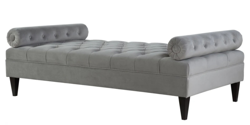 Chaiselongue Modern Design Sofa Liege Möbel Neu Wohnzimmer Stoff Chesterfield