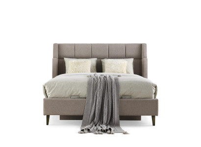 Bett Doppelbett Bettrahmen Bettgestelle Holzbett Schlafzimmer Grau