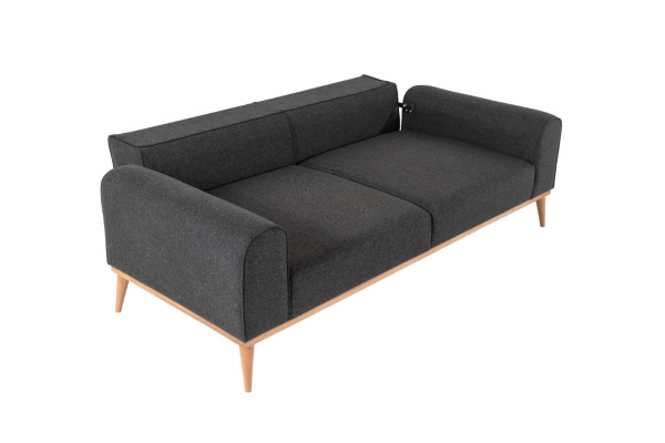 Exklusive Wohnzimmer Set aus 3-Sitzer Sofa und Sessel Neuheit 2tlg.