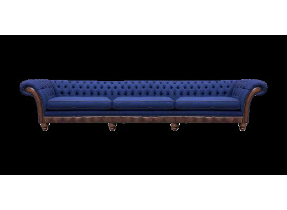 Chesterfield Luxuriöses Dreisitzer Sofa Moderne Couch Stoffsofas Möbel