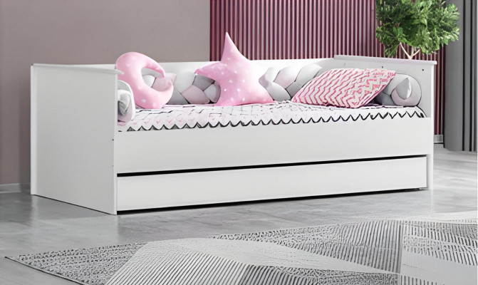 Kinderzimmer Möbel Kinderbett Rosa Kleiderschrank Kommode Jugendzimmer Holz