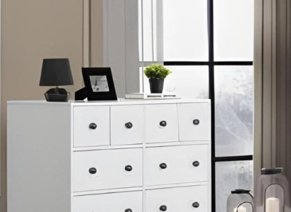 Kommode Designer Luxus Kommoden Möbel Holz hoch Schrank Weiß Modern neu