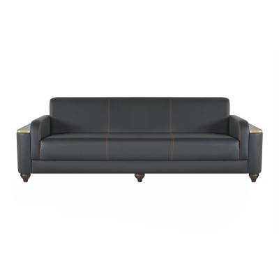 Arbeitszimmer Sofas Modern Design Wohnzimmer Set 4lg Schwarz Einfarbig