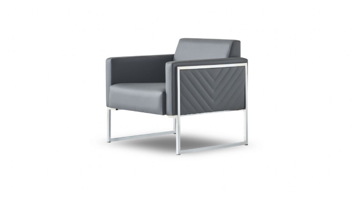 Arbeitszimmer-Set 5tlg 2x 2-Sitzer 2x Sessel Couchtisch Grau Einfarbig