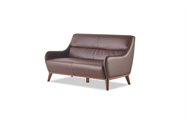 Klassisch 3-Sitzer 2-Sitzer Braun Sofa-Set Sofagarnitur Couch Ledersofas
