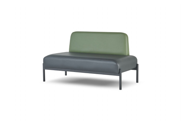 Komplett Sofas Art Deco 2-Sitzer Sessel Schwarz Grün Rot Ledersofas Holz
