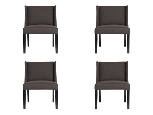 4x Stühle Stuhl Polster Design Lounge Club Sitz Lehn Garnitur Sessel Neu