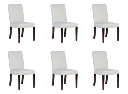 6x Stühle Stuhl Polster Design Lounge Club Sitz Lehn Garnitur Sessel Neu