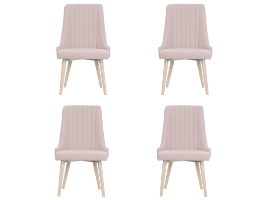 4x Stühle Stuhl Polster Modernes Set Design Lehn Garnitur Sessel Komplett Neu