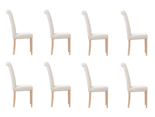 8x Design Polster Sitz Stühle Stuhl Seht Garnitur Sessel Lounge Club Set