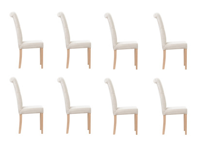 8x Design Polster Sitz Stühle Stuhl Seht Garnitur Sessel Lounge Club Set