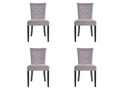 4x Design Polster Stühle Stuhl Seht Garnitur Sessel Lounge Club Set Modern
