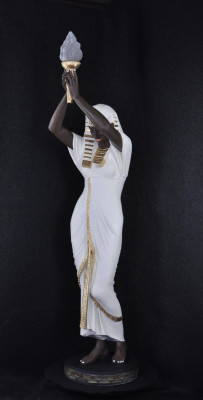 Stehleuchte Skulptur Figur Lampen Leuchte Ägypten Statue Figuren Skulpturen Deko