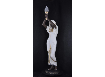 Stehleuchte Skulptur Figur Lampen Leuchte Ägypten Statue Figuren Skulpturen Deko