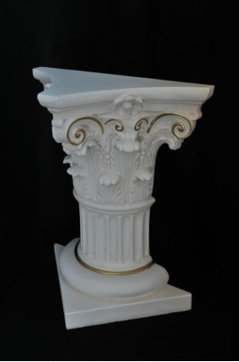 Medusa Säule Römische Säulen Marmor Skulptur Figur Deko Dekoration Ständer 1020