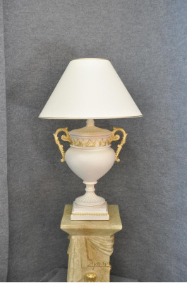 Design Pokal Vasen Tischleuchte Leuchte Tisch Lampen Leuchten Lampen 60cm XXL