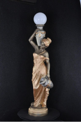 Stehleuchte Lampe Leuchte Statue Figur Skulpturen Skulptur Statuen Stanlampe Neu