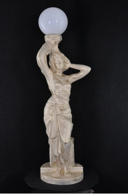 Antik Stil Stehleuchte Standleuchte Leuchte Lampe Figur Skulptur Design Leuchten