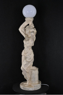 Antik Stil Stehleuchte Standleuchte Leuchte Lampe Figur Skulptur Design Leuchten