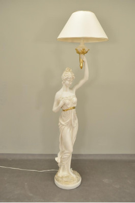 Skulptur Stand Leuchte Design XXL Steh Stand Lampe Wohnzimmer Leuchten 183cm