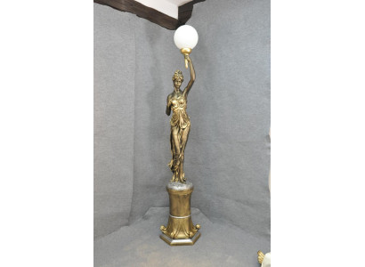 XXL Design Steh Leuchte Stand Leuchten Lampe Skulptur Figur Figuren Statue 227cm