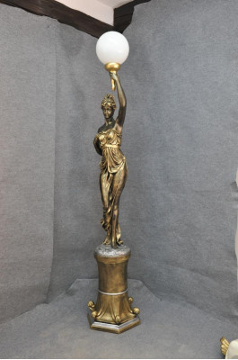 XXL Design Steh Leuchte Stand Leuchten Lampe Skulptur Figur Figuren Statue 227cm