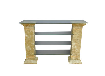 Klassische RTV Sideboard Fernseh Tisch Tische Tv Board Medusa Regal Vitrine 1866