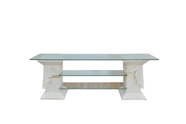 Klassische RTV Sideboard Fernseh Tisch Tische Tv Board Medusa Regal Vitrine