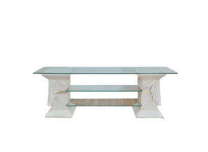Klassische RTV Sideboard Fernseh Tisch Tische Tv Board Medusa Regal Vitrine
