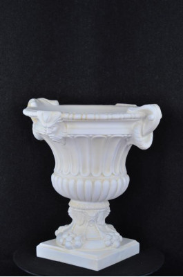 XXL Design Blumen Topf Dekoration Vase Vasen Handarbeit Deko Kelch Pokal 69cm