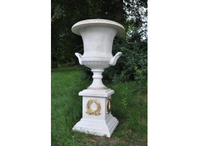XXL Design Vase Blumen Topf Vasen Schale Boden Dekoration Deko auf der Säule Neu