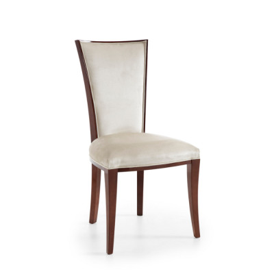 Designer Stuhl Sessel Königlicher Klassiker Stühle Polster Lehn Sitz Holz